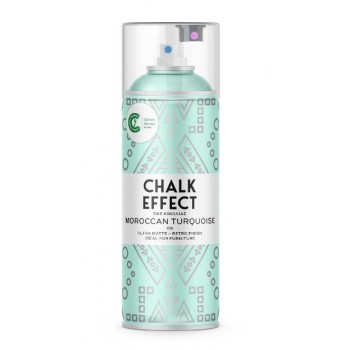 SPRAY CHALK EFFECT - 400ml - MOROCCAN TURQUOISE - No.9
