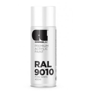 COSMOS LAC SPRAY - MATT WHITE - RAL9010 - 400ml - No.301