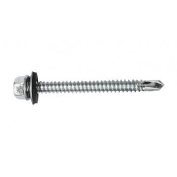 F.F. GROUP - SELF DRILLING HEXAGON SCREWS WITH 16mm EPDM BONDED WASHER HEAD - 6.3Χ32 - 300PCS - 25931