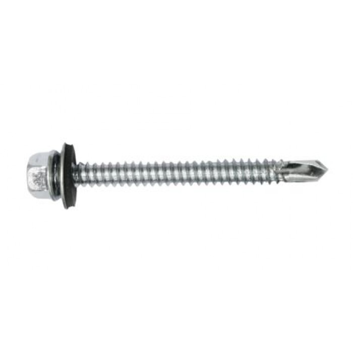 F.F. GROUP - SELF DRILLING HEXAGON SCREWS WITH 16mm EPDM BONDED WASHER HEAD - 6.3Χ32 - 300PCS - 25931