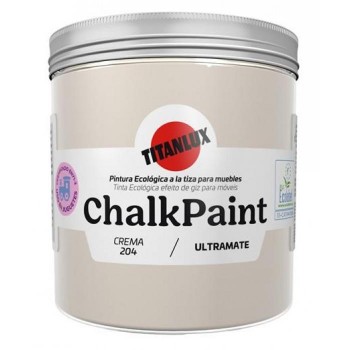 TITAN CHALK PAINT CHALK PAINT 204 - 500 ml - CREMA- 130490405 TITAN CHALK PAINT CHALK PAINT 204 - 500 ml - CREMA- 130490405