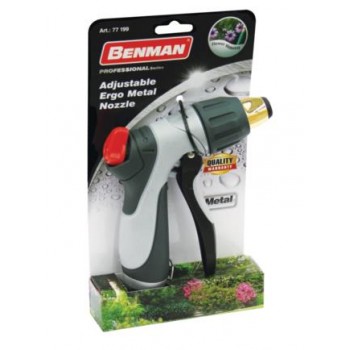 BENMAN - ADJUSTABLE BRASS SPRAY GUN WITH FRONT-PULL TRIGGER - 77199 BENMAN - ADJUSTABLE BRASS SPRAY GUN WITH FRONT-PULL TRIGGER - 77199