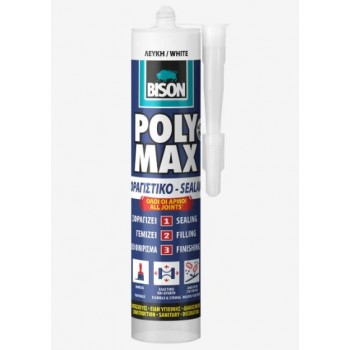 BISON POLY MAX - SEALANT - 280ml - WHITE - 7002095