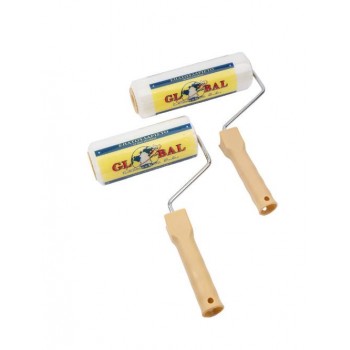 GLOBAL COM - A1811S SPATULA ROLLER 18cm WITH HANDLE - 000007