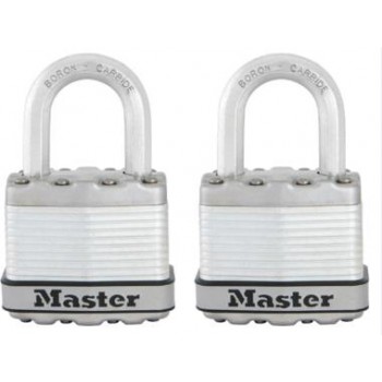 MASTER LOCK - SET OF 2 EXCELL PADLOCKS 45MM SECURITY RAISE - M10011112