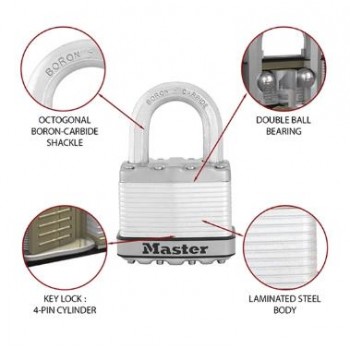 MASTER LOCK - ΣΕΤ 2 ΛΟΥΚΕΤΑ EXCELL ΥΨΙΣΤΗΣ ΑΣΦΑΛΕΙΑΣ 52MM - M50200112 MASTER LOCK - ΣΕΤ 2 ΛΟΥΚΕΤΑ EXCELL ΥΨΙΣΤΗΣ ΑΣΦΑΛΕΙΑΣ 52MM - M50200112