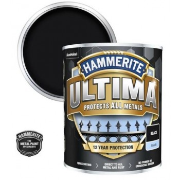 HAMMERITE ULTIMA - ΧΡΩΜΑ ΜΕΤΑΛΛΟΥ -  2,5lt - SMOOTH BLACK - RAL9005 - 5676536