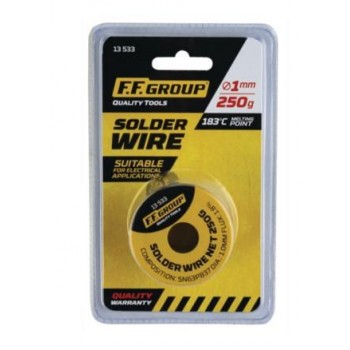 F.F GROUP - SOLDER WIRE - 250g - 1mm - 13533 F.F GROUP - SOLDER WIRE - 250g - 1mm - 13533
