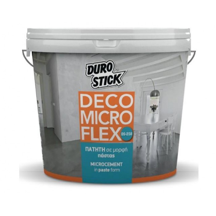 DUROSTICK - DS-258 - 5Κgr - DECO MICRO FLEX - ΓΚΡΙ ΣΚΟΥΡΟ - 585054 DUROSTICK - DS-258 - 5Κgr - DECO MICRO FLEX - ΓΚΡΙ ΣΚΟΥΡΟ - 585054