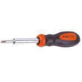TACTIX Screwdriver Set 4 in 1 with bits-205387