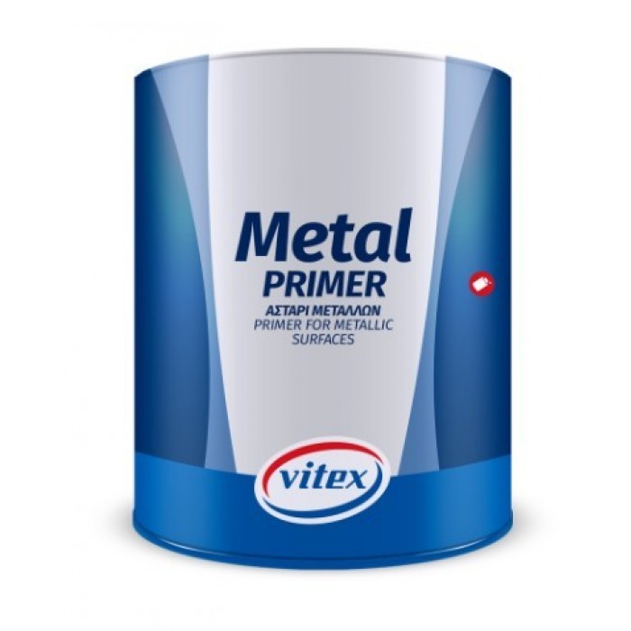 VITEX - METAL PRIMER - ΑΣΤΑΡΙ ΓΙΑ ΜΕΤΑΛΛΙΚΕΣ ΕΠΙΦΑΝΕΙΕΣ - 5L - ΛΕΥΚΟ - 811804 VITEX - METAL PRIMER - ΑΣΤΑΡΙ ΓΙΑ ΜΕΤΑΛΛΙΚΕΣ ΕΠΙΦΑΝΕΙΕΣ - 5L - ΛΕΥΚΟ - 811804