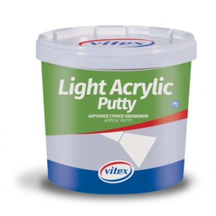 VITEX - LIGHT ACRYLIC PUTTY ΕΛΑΦΡΥΣ ΑΚΡΥΛΙΚΟΣ ΣΤΟΚΟΣ ΟΙΚΟΔΟΜΩΝ - 750ML - 801096 VITEX - LIGHT ACRYLIC PUTTY ΕΛΑΦΡΥΣ ΑΚΡΥΛΙΚΟΣ ΣΤΟΚΟΣ ΟΙΚΟΔΟΜΩΝ - 750ML - 801096