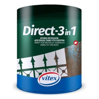 VITEX - DIRECT-3 IN 1 - ΓΥΑΛΙΣΤΕΡΟ ΝΤΟΥΚΟΧΡΩΜΑ ΜΕΤΑΛΛΩΝ - ΜΑΥΡΟ - 2,5L - 811521 VITEX - DIRECT-3 IN 1 - ΓΥΑΛΙΣΤΕΡΟ ΝΤΟΥΚΟΧΡΩΜΑ ΜΕΤΑΛΛΩΝ - ΜΑΥΡΟ - 2,5L - 811521