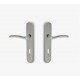 CONSET - INTERIOR DOOR KNOB WITH PLATE - C1045HRS05S04 PAIR - NICKEL - MATT CHROME - C1045 CONSET - INTERIOR DOOR KNOB WITH PLATE - C1045HRS05S04 PAIR - NICKEL - MATT CHROME - C1045