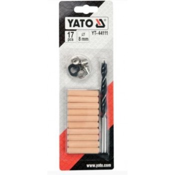 YATO - ΤΡΥΠΑΝΙ 8MM ΣΕT ΚΑΒΙΛΙΕΣ - 17ΤΜΧ - 20044111 YATO - ΤΡΥΠΑΝΙ 8MM ΣΕT ΚΑΒΙΛΙΕΣ - 17ΤΜΧ - 20044111