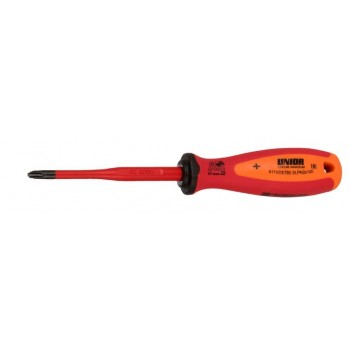 UNIOR - WIDE CROSSDRIVER (SL/PH) ELECTRONIC SLIM WITH INSULATED BLADE, VDE BI - 624071 UNIOR - WIDE CROSSDRIVER (SL/PH) ELECTRONIC SLIM WITH INSULATED BLADE, VDE BI - 624071