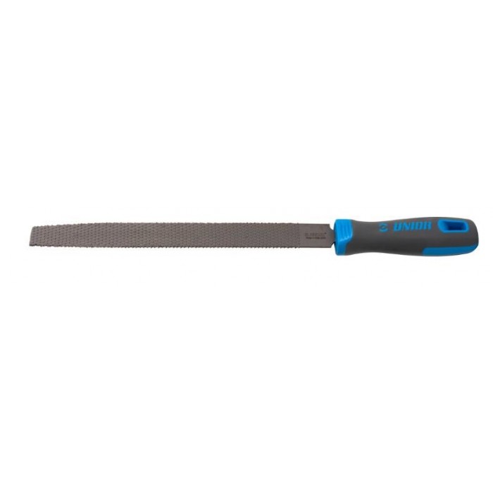 UNIOR - HALF-ROUND RASP WITH HANDLE, HALF SMOOTH - 613041 UNIOR - HALF-ROUND RASP WITH HANDLE, HALF SMOOTH - 613041