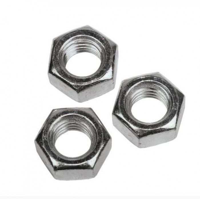 FF GROUP - HEX COUPLING NUTS - ZINC PLATED CR3+ -  DIN 934-6 - 250PCS - 27890 FF GROUP - HEX COUPLING NUTS - ZINC PLATED CR3+ -  DIN 934-6 - 250PCS - 27890