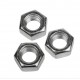 FF GROUP - HEX COUPLING NUTS - ZINC PLATED CR3+ -  DIN 934-6 - 250PCS - 27890 FF GROUP - HEX COUPLING NUTS - ZINC PLATED CR3+ -  DIN 934-6 - 250PCS - 27890