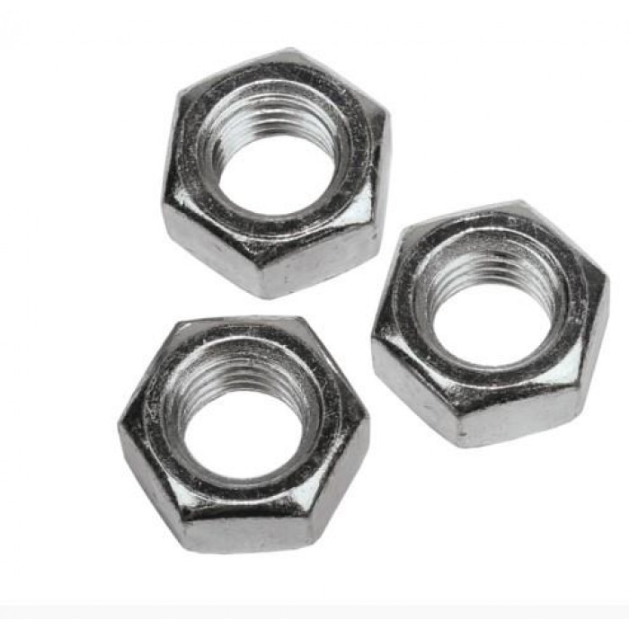 FF GROUP - HEX COUPLING NUTS, ZINC PLATED CR3+, DIN 934-6- 100PCS - 27892 FF GROUP - HEX COUPLING NUTS, ZINC PLATED CR3+, DIN 934-6- 100PCS - 27892