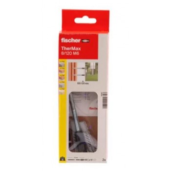 FISCHER - THERMAX 8/120 M6/4,5-6,0 B ΣΤΗΡΙΓΜΑ ΜΕ ΘΕΡΜΟΔΙΑΚΟΠΗ ΣΕ BLISTER - 2ΤΜΧ - 45682 FISCHER - THERMAX 8/120 M6/4,5-6,0 B ΣΤΗΡΙΓΜΑ ΜΕ ΘΕΡΜΟΔΙΑΚΟΠΗ ΣΕ BLISTER - 2ΤΜΧ - 45682