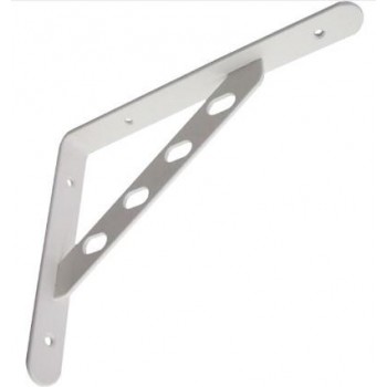 ALPHA - 250X200MM SHELF SUPPORT CORNER - WHITE - 580111.0005 ALPHA - 250X200MM SHELF SUPPORT CORNER - WHITE - 580111.0005