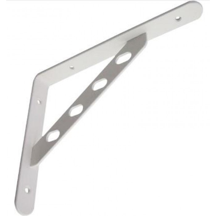 ALPHA - 250X200MM SHELF SUPPORT CORNER - WHITE - 580111.0005 ALPHA - 250X200MM SHELF SUPPORT CORNER - WHITE - 580111.0005