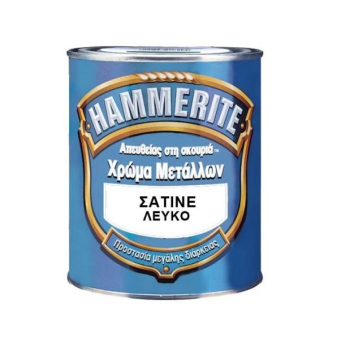 HAMMERITE - SATIN - 750ML - WHITE - 039039 HAMMERITE - SATIN - 750ML - WHITE - 039039