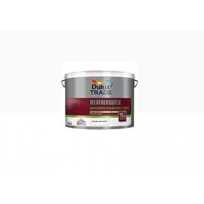 DULUX TRADE - WEATHERSHIELD SMOOTH MASONRY - PAINT - WHITE - 2,5L - 111237 DULUX TRADE - WEATHERSHIELD SMOOTH MASONRY - PAINT - WHITE - 2,5L - 111237