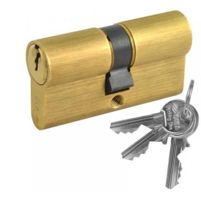 CISA - FLAG - CYLINDER - 60mm (30X30) BRASS - 8010-07 CISA - FLAG - CYLINDER - 60mm (30X30) BRASS - 8010-07