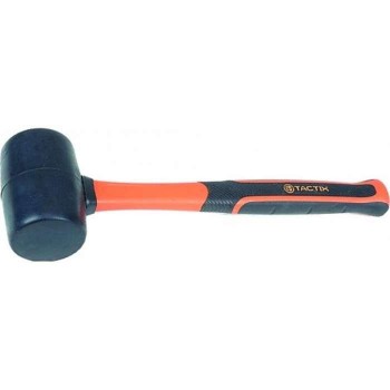 TACTIX mallet with black rubber and anti-slip handle-223007