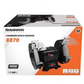 KRAUSMANN 8870 400W ΔΙΔΥΜΟΣ ΤΡΟΧΟΣ 200mm KRAUSMANN 8870 400W ΔΙΔΥΜΟΣ ΤΡΟΧΟΣ 200mm