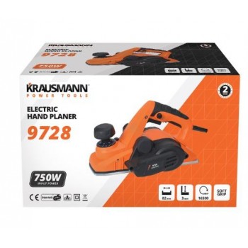 KRAUSMANN - HAND PLANES - CUTTING DEPTH 3mm - 750W - 9728 KRAUSMANN - HAND PLANES - CUTTING DEPTH 3mm - 750W - 9728