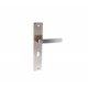 IMPORT HELLAS - PLATE DOOR KNOB - Z-081- PAIR MAT NICKEL - 75MM - 36-1081 IMPORT HELLAS - PLATE DOOR KNOB - Z-081- PAIR MAT NICKEL - 75MM - 36-1081