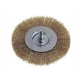 ROUND WIRE BRUSH WITH CHINESE AXLE - 40mm - 71803 ROUND WIRE BRUSH WITH CHINESE AXLE - 40mm - 71803