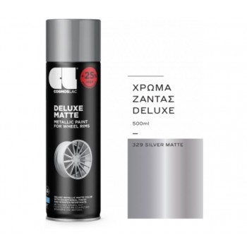 COSMOS LAC - COSMOS LAC 329 DELUXE MATTE SPRAY PAINT FOR CAR WHEELS - SILVER - 500ML -153298 COSMOS LAC - COSMOS LAC 329 DELUXE MATTE SPRAY PAINT FOR CAR WHEELS - SILVER - 500ML -153298