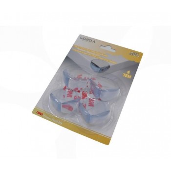 SIDIRELA - CORNER PROTECTOR - TRANSPARENT 4PCS - 3760 SIDIRELA - CORNER PROTECTOR - TRANSPARENT 4PCS - 3760