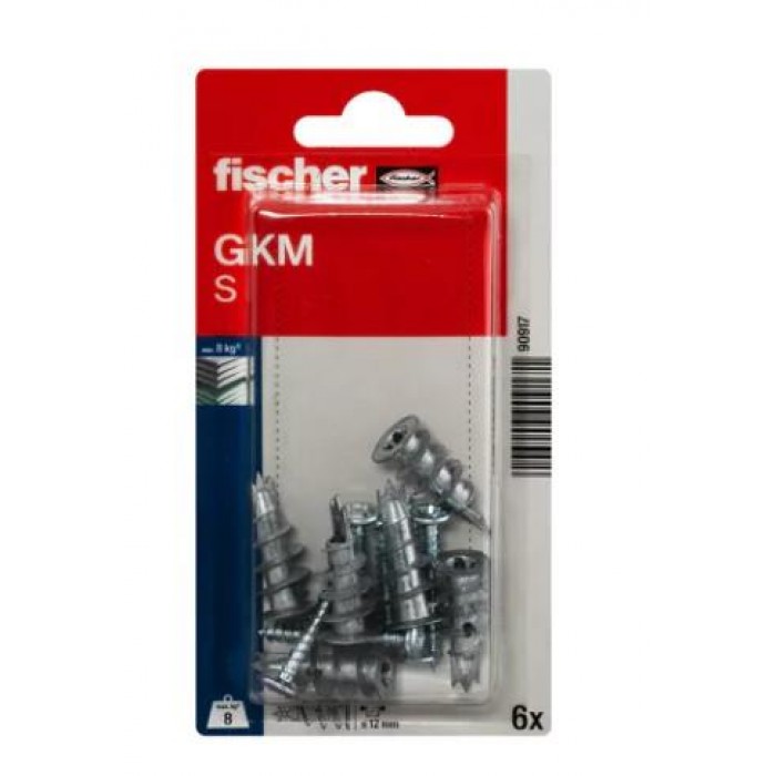 FISCHER - GKM S ΜΕΤΑΛΛΙΚΟ ΒΥΣΜΑ ΓΥΨΟΣΑΝΙΔΑΣ ΜΕ ΒΙΔΑ ΣΕ BLISTER - 6TMX - 90917 FISCHER - GKM S ΜΕΤΑΛΛΙΚΟ ΒΥΣΜΑ ΓΥΨΟΣΑΝΙΔΑΣ ΜΕ ΒΙΔΑ ΣΕ BLISTER - 6TMX - 90917
