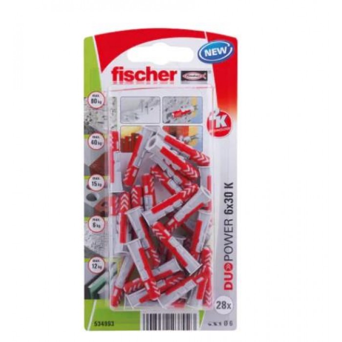 FISCHER - ΝΑΙΛΟΝ ΒΥΣΜΑ 6Χ30 - 28ΤΜΧ - 534993 FISCHER - ΝΑΙΛΟΝ ΒΥΣΜΑ 6Χ30 - 28ΤΜΧ - 534993