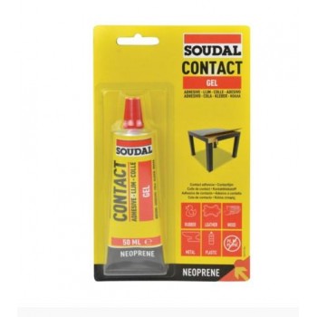 SOUDAL - CONTACT GEL NEOPRENE ΒΕΝΖΙΝΟΚΟΛΛΑ - 50ml - 104808142 SOUDAL - CONTACT GEL NEOPRENE ΒΕΝΖΙΝΟΚΟΛΛΑ - 50ml - 104808142