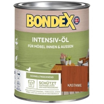 BONDEX - INTEΝSIVE OIL 750ml 726 - ΚΑΣΤΑΝΙΑ ΣΚΟΥΡΗ - 597304 BONDEX - INTEΝSIVE OIL 750ml 726 - ΚΑΣΤΑΝΙΑ ΣΚΟΥΡΗ - 597304