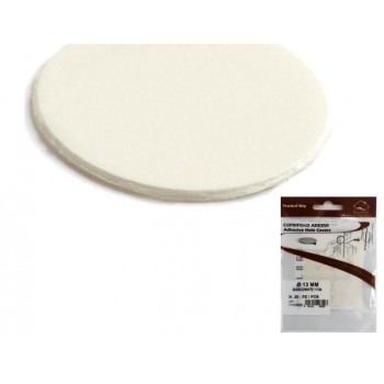 ADHESIVE HOLE CAPS - ITALY - TRANSPARENT - Φ13X2.5 - 20PCS - 35486 ADHESIVE HOLE CAPS - ITALY - TRANSPARENT - Φ13X2.5 - 20PCS - 35486