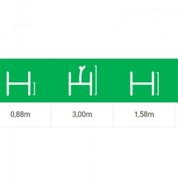 Bormann - BHL9090 Double Aluminum Scaffolding 2x5 - 051435 Bormann - BHL9090 Double Aluminum Scaffolding 2x5 - 051435