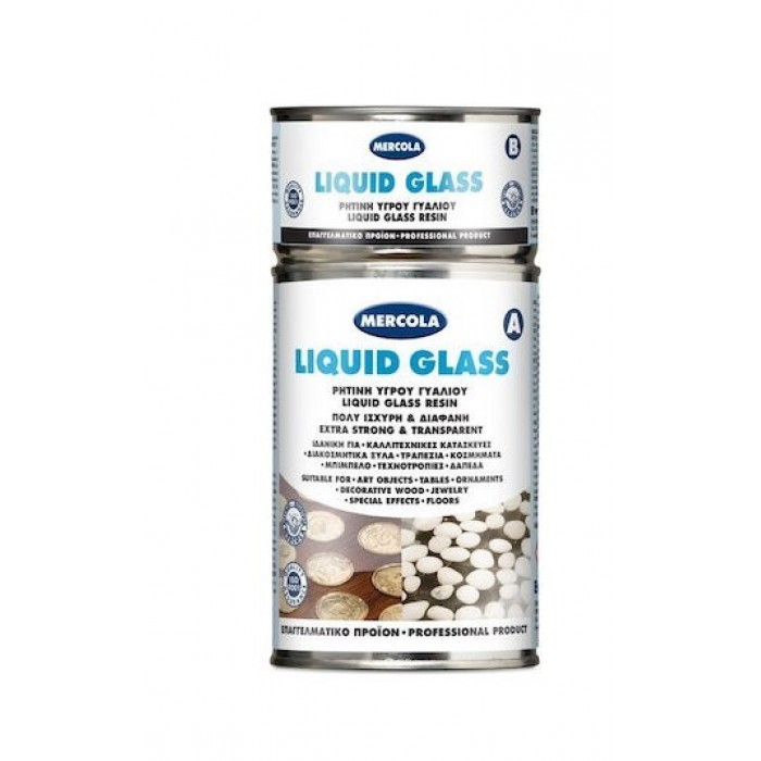 MERCOLA - LIQUID GLASS ΡΗΤΙΝΗ ΥΓΡΟΥ ΓΥΑΛΙΟΥ 2 ΣΥΣΤΑΤΙΚΩΝ - 1000GR - 018032 MERCOLA - LIQUID GLASS ΡΗΤΙΝΗ ΥΓΡΟΥ ΓΥΑΛΙΟΥ 2 ΣΥΣΤΑΤΙΚΩΝ - 1000GR - 018032