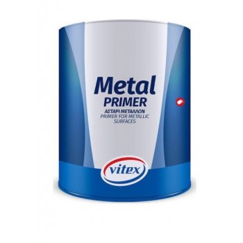 VITEX - METAL PRIMER - ΑΣΤΑΡΙ ΜΕΤΑΛΛΩΝ ΔΙΑΛΥΤΟΥ - ΛΕΥΚΟ - ΚΑΤΑΛΛΗΛΟ ΓΙΑ ΜΕΤΑΛΛΟ - 0.75LT - 810807 VITEX - METAL PRIMER - ΑΣΤΑΡΙ ΜΕΤΑΛΛΩΝ ΔΙΑΛΥΤΟΥ - ΛΕΥΚΟ - ΚΑΤΑΛΛΗΛΟ ΓΙΑ ΜΕΤΑΛΛΟ - 0.75LT - 810807