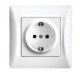 LINEME - WHITE SCHUKO SOCKET H-SERIES - 50-00113-1 LINEME - WHITE SCHUKO SOCKET H-SERIES - 50-00113-1