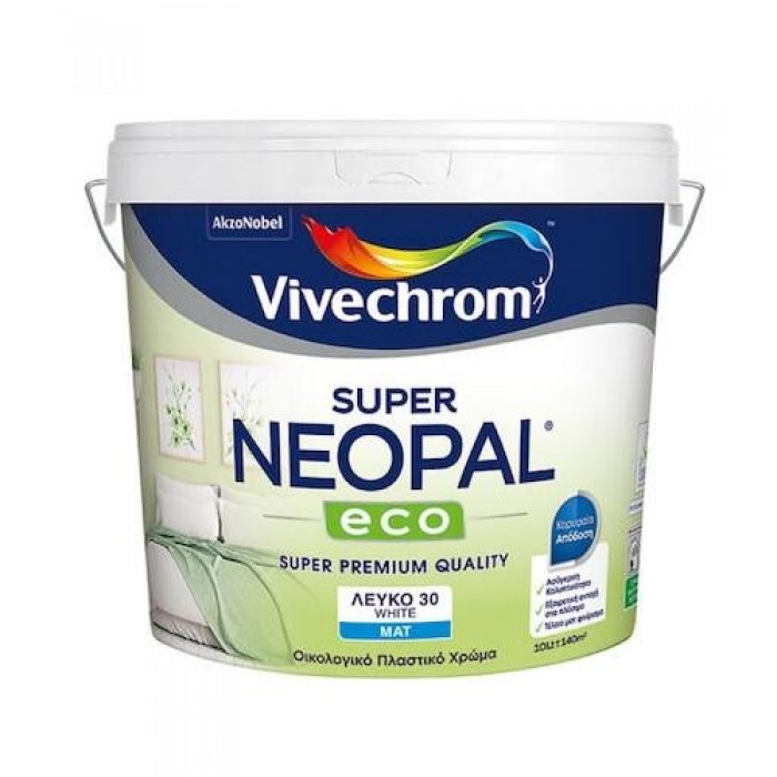 VIVECHROM SUPER NEOPAL ECO - ECOLOGICAL PLASTIC COLOR FOR INTERIOR USE - 3LT - 132744 VIVECHROM SUPER NEOPAL ECO - ECOLOGICAL PLASTIC COLOR FOR INTERIOR USE - 3LT - 132744