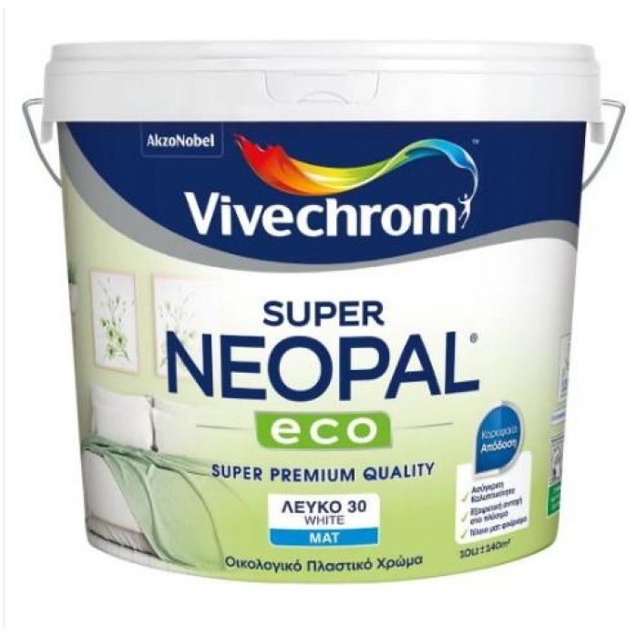 VIVECHROM - SUPER NEOPAL ECOSUPER PREMIUM QUALITY - ECOLOGICAL PLASTIC PAINT - 750ML - WHITE - 133475 VIVECHROM - SUPER NEOPAL ECOSUPER PREMIUM QUALITY - ECOLOGICAL PLASTIC PAINT - 750ML - WHITE - 133475