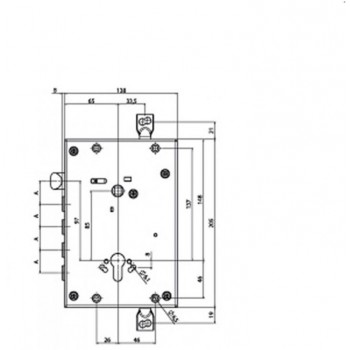 CISA - MUL-T-LOCK 2102 - 4 PIN LOS - CTC10328 CISA - MUL-T-LOCK 2102 - 4 PIN LOS - CTC10328