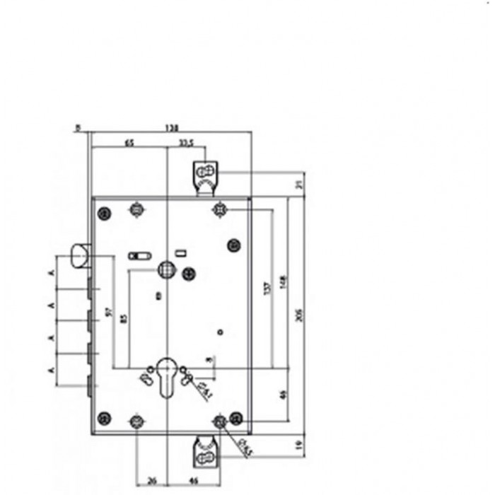 CISA - MUL-T-LOCK 2102 - 4 PIN LOS - CTC10328 CISA - MUL-T-LOCK 2102 - 4 PIN LOS - CTC10328